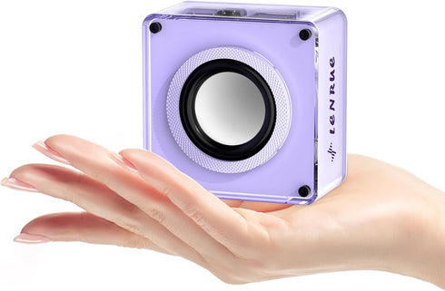 LENRUE Mini Bluetooth Speaker, 5W Wireless Portable Speaker with Clear Sound, TWS/TF Card Support, Lanyard Design for