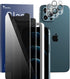 TOCOL 4 Pack Compatible with iPhone 12 Pro Max, 2 Pack Privacy Screen Protector and 2 Pack Camera Lens Protector