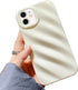 Cute Curly Wave Case for iPhone 12, 6.1 inches, Water Ripple Pattern, Slim Shockproof Silicone Cover for Boys Girls