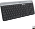 Logitech K585 Multi-Device Slim Wireless Keyboard with Built-in Cradle for Laptop, Tablet, Desktop, Smartphone