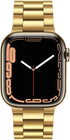 Tasikar Band Compatible with Apple Watch - 42mm Premium Stainless Steel Metal Replacement Strap, Gold