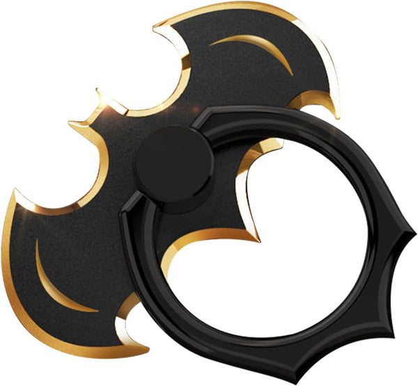 Cell Phone Ring Holder, NILSTOREY 360° Rotation Ring Stand Holder for iPhone, Samsung, Smartphones - Black-Gold