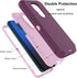 Heavy Duty Armor Case for Moto G Play, Rugged Drop Protection, Shockproof Hard Plastic Cover, Pinkish Purple