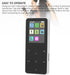 Yoidesu MP3 MP3 1.8 Inch (4GB) Player with Bluetooth, Portable HiFi Lossless Sound Mini Music Player, Music with TFT