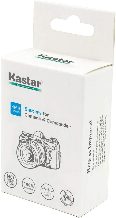 Kastar 3-Pack Battery and AC Charger with Car Adapter for Casio NP-90, Compatible with Exilim Cameras and More