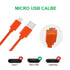 Replacement Tour Flat Charging Power Cable Cord for Charge 3, Charge 2, Flip 4, Pulse 2, Flip 2, Flip 3, Pulse, Go,
