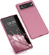 kwmobile Soft Slim Protective TPU Case for Google Pixel 6, Dark Rose Silicone Cover