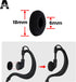 10 Pack Replacement Ear Foam for 18mm Earpiece, Headphone, Two Way Radio Walkie Talkie