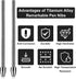 2PCS Premium Pen Tip Replacement for Kindle Scribe Stylus Pen Tips, Titanium Alloy Nibs with 4096 Grade Sensitivity