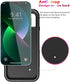 Diverbox Heavy Duty iPhone 13 Case (Black) - Shockproof, Dropproof, with Tempered Glass & Camera Lens Protectors.