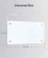 Adabuli Metal Mounting Plate for Magnetic Wireless Backup Camera, White Iron Bracket with Screw & Adhesive Installation