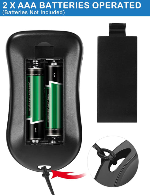 ZHIWHIS Mini Portable FM Radio, Stereo LCD Digital Display Pocket Walkmen Receiver with Earphone, AAA Battery Operated