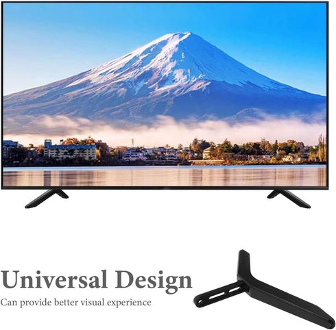 RUNROTOO Universal Tv Mount Bracket Tabletop Stand Fixed Tv Holder Sturdy Metal Construction for Living Room and Office