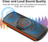 SKYBESS Car Bluetooth Speaker for Cell Phone, Portable Bluetooth Handsfree Car Kit, Wireless In-Car Speakerphone Music
