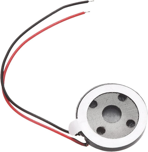 DMiotech Mini DIY Magnetic Speaker, 1W 8 Ohm 15mm Diameter Internal Replacement Loudspeaker with Wire (Black)