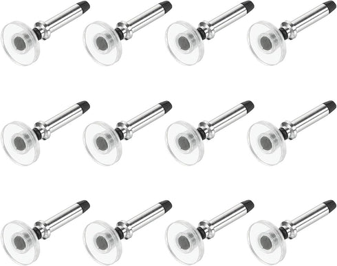 MECCANIXITY 12pcs Universal Replacement Stylus Pen Disc Fine Tips 7mm High Precision for 2 in 1 Capacitive Touch Screen