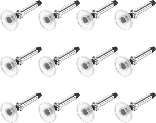 MECCANIXITY 12pcs Universal Replacement Stylus Pen Disc Fine Tips 7mm High Precision for 2 in 1 Capacitive Touch Screen