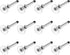 MECCANIXITY 12pcs Universal Replacement Stylus Pen Disc Fine Tips 7mm High Precision for 2 in 1 Capacitive Touch Screen