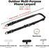 EAWEAW Heavy Duty Phone Lanyard Crossbody, Thick Adjustable Strap for iPhone & Android, Hands-Free Neck Strap