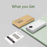 GrnOas.E 20000mAh22.5W 5 2 16/15 Plus/15 More(1 Pack,Pearl Portable Charger Fast Charging Power Bank, Cell Phone