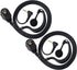 HYS Radio Earpiece Soft Rubber G Shape Earhook Tactical Headset (Pack of 2) for Motorola Walkie Talkie T200TP T260 T100