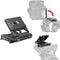COMAN EX300 Foldable Camera L Bracket, Universal L-Shaped Vertical Horizontal Camera Quick Release