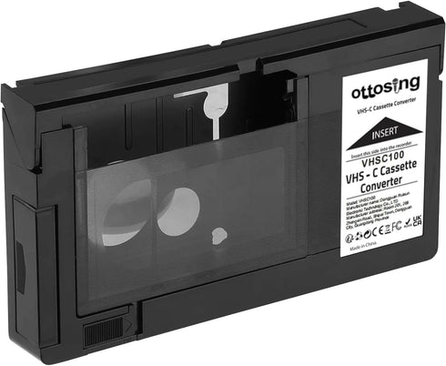 2025 New Cassette VHS-C to VHS Motorized Camcorder Adapter - Tape Converter