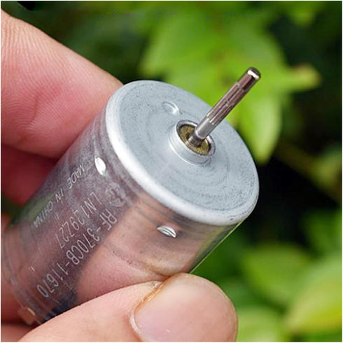 ADPVRLUQ 1pc 370 6000RPM 12V-24V Mini Mini Motor Carbon Brush DC High Torque High Speed Toy Boat Car Tool Model