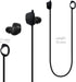 kwmobile Straps Compatible with Samsung Galaxy Buds/Buds Plus - 2X Silicone Holder for Wireless Earphones in Black/Red