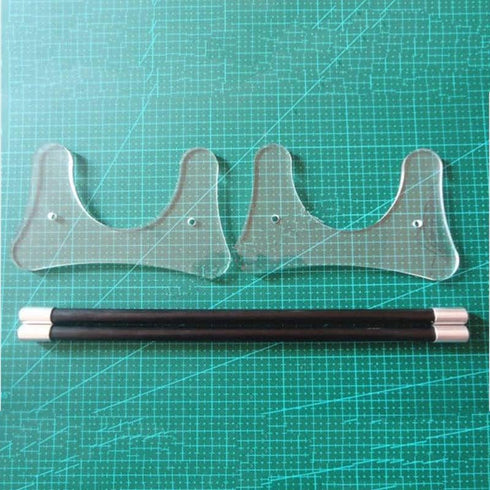 Generic Model Boats Display Stand 5mm Acrylic Supporting Base 30-32cm for Collectible Hobby