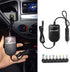 Universal 80W DC Car Charger, 15-24V Power Supply Adapter Set for Laptop Notebook
