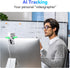 aicoco 1080P FHD PTZ Webcam, with Dual-Microphone & Privacy Cover, Computer Camera with AI Tracking, Streaming Camera