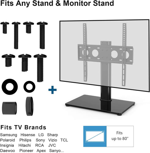 Suptek Universal TV Installation Hardware Kit with M4 M5 M6 M8 Screws and Spacers for TVs Up to 80"/204cm YF-UVSP