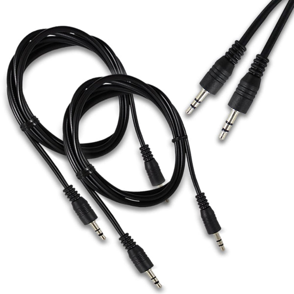 Fenzer 2 Pack AUX Cable, (6.6ft/2m, Hi-Fi Sound) 3.5mm TRS Auxiliary Audio Cable