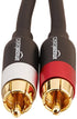 Amazon Basics 2 RCA Audio Cable for Amplifier,Active Speakers or Subwoofer with Gold-Plated Plugs, 15 Feet, Black