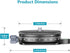 Neewer Panoramic Panning Base with Style Plate, 3/8-inch Screw Aluminum Alloy Panorama Ball Tripod Head, Load Capacity