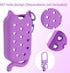 Penitue 1oz/30ml, 60-Degree Hand Sanitizer Spray Case for Power Mist/Glow Mist Cute Cat Silicone Hand Spray Bottle Case