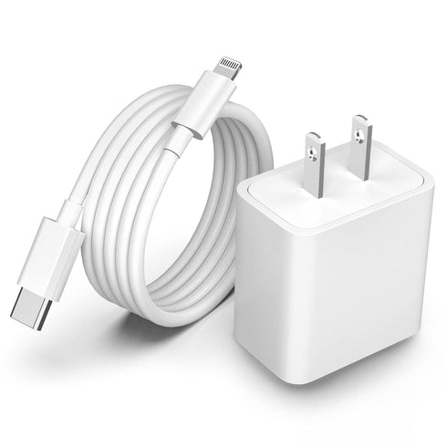 iPhone Fast Charger Cable, 20W PD USB C Wall Charger Type C Power Adapter, Compatible with iPhone 14/13/12/11