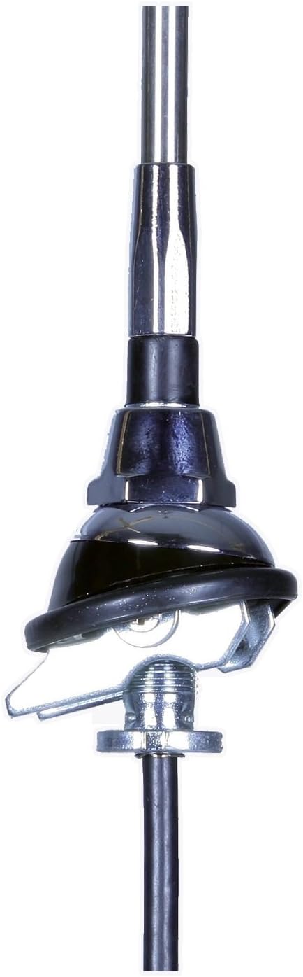Metra Electronics 44-UT10 Universal Top Mount Replacement Antenna for AM/FM Bands, Black