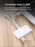 HUI 5 1 SD/SDHC/SDXC/MMC in Lightning Type-c OTG Camera SD TF USB C Memory Card Reader Adapter