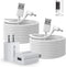 OLAIKE 2 Pack Charge Cable, 5m/16ft for Ring Stick Up Cam Battery/Plug-in & Ring Spotlight Cam Battery, White