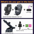 Eluseastar Case,Black,2 Pack Cell Phone Holder for Car Mount Dashboard Windshield Air Vent Scalable Long Arm Fit All