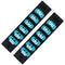 GESD 2PCS 6 Duplex 12 Core LC Adapters, OM3 Fiber Patch Panel Loaded with 12 Fiber Ports Couplers Enclosure - LC UPC