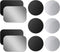 OWLKELA Mount Metal Plate for Phone Magnet Car Mount Holder with Adhesive, Universal Replacement Sticker - 10 Pack