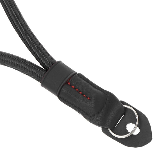 Soft Cotton Core Anti-Scratch Wrist Strap for DSLR Cameras - Comfortable & Stylish (Black)