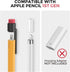TRONWIN 1st 1st Pencil Case for Apple Pencil Generation Sleeve Silicone Protective Cover Skin with Sturdy Clip
