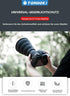TONHOKJ Set) Universal Len-s Folding Hood Anti-Reflective Silicone Hood for DSLR Camera Photography Equipment