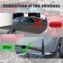 WINUERK Bullet Car Antenna Replacement, Aluminum Alloy Waterproof Short Antenna, Signal Stability Universal Exterior