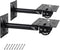 Heavy Duty Speaker Mounts Support up to 80lb, Adjustable Swivel & Tilt Wall, Ceiling, or Shelf Mount, 2 Packs Black