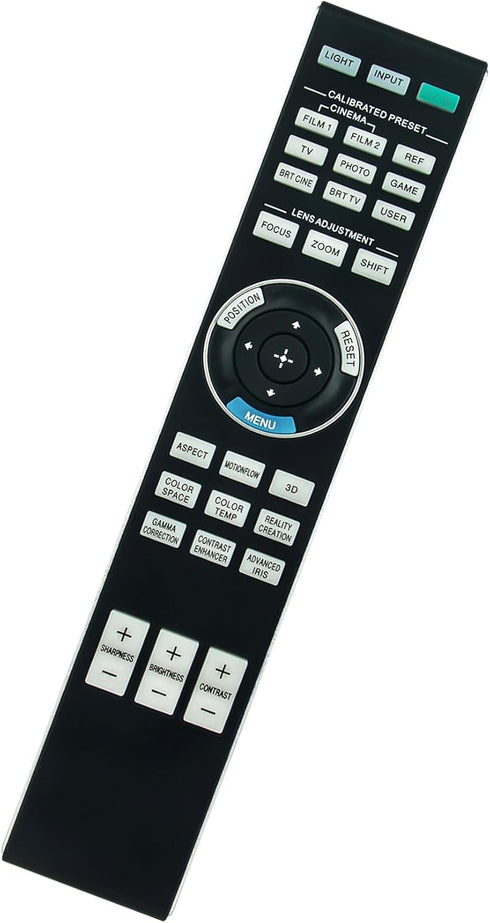RM-PJ24 Replace Remote Applicable for Sony Projector VPL-VW715ES VPL-VW500ES VPL-VW995ES VPL-GTZ380 VPL-VW675ES VPL-XW7000ES VPL-XW6000ES VPL-VW695ES VPL-VW790ES VPL-VW385ES VPL-VW1025ES VPL-VW915ES